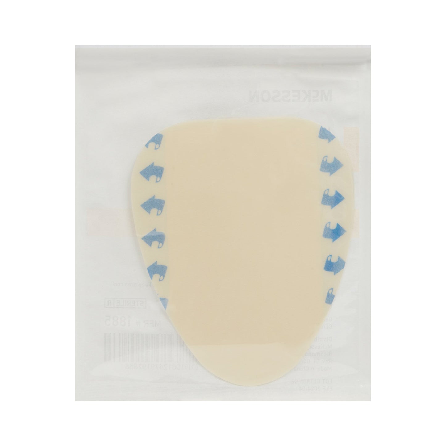 DRESSING, HYDROCOLLOID THIN STR SACRAL 6"X7" (10/BX)