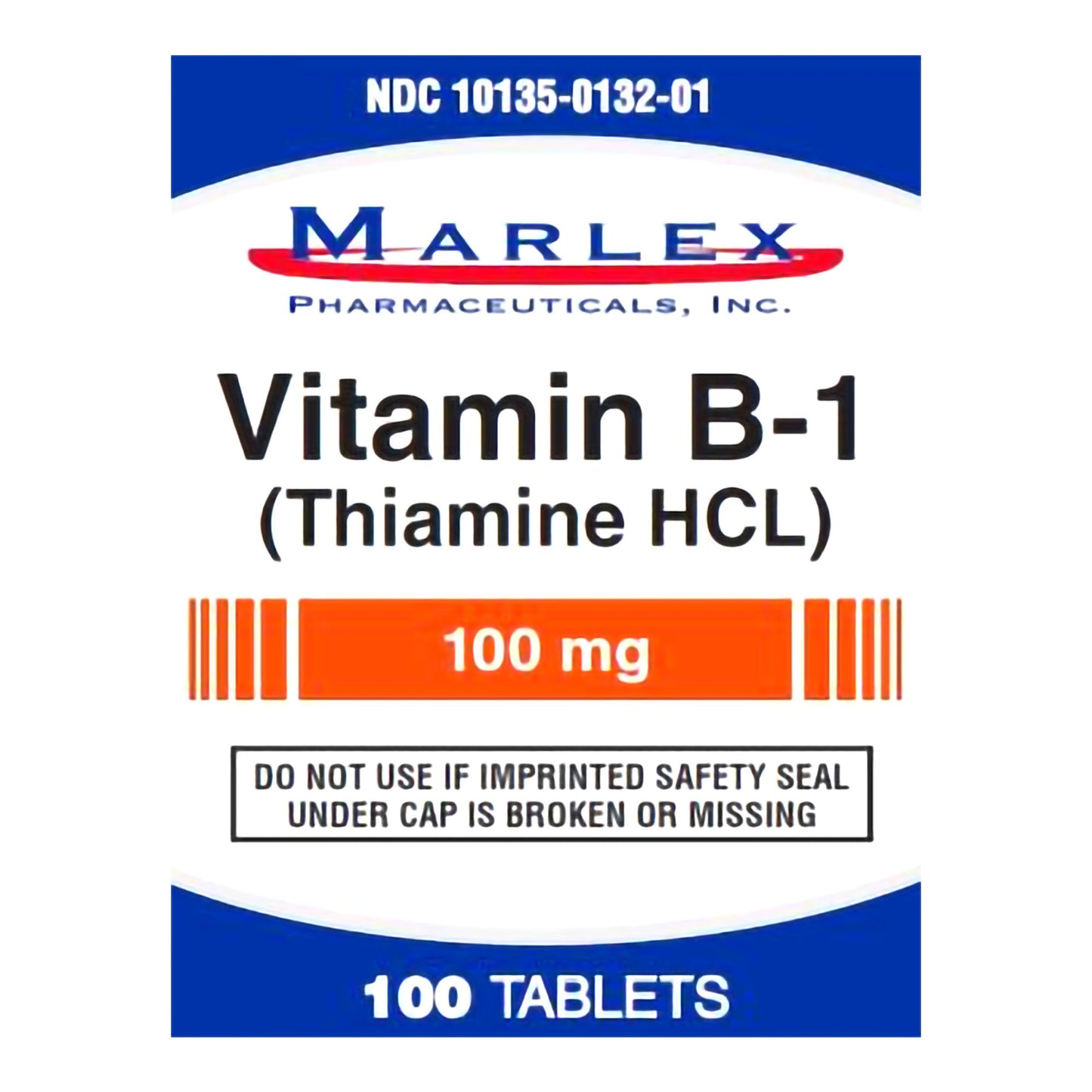 THIAMINE HCL, TAB 100MG (100/BT)