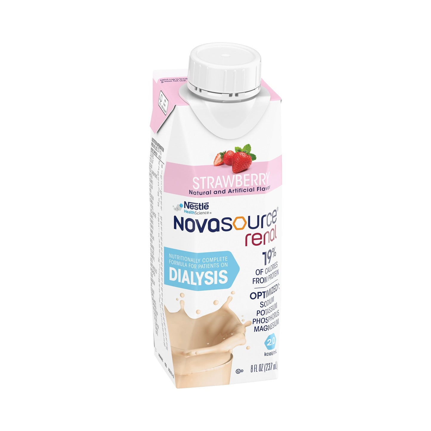 NOVASOURCE RENAL, STRWBRY 8OZ (24/CS)