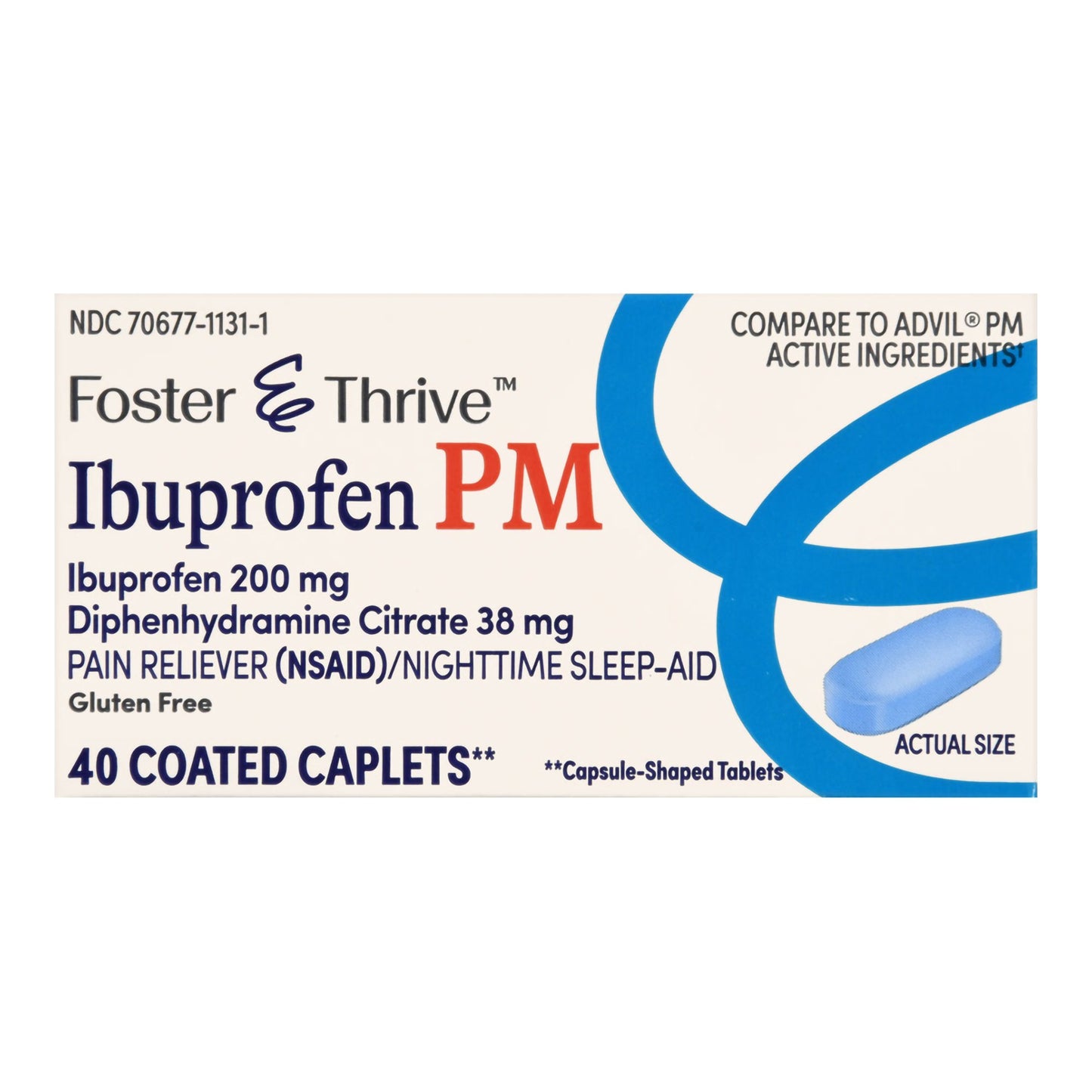 IBUPROFEN PM, CAPL FT SM 200-38MG(40/BT)