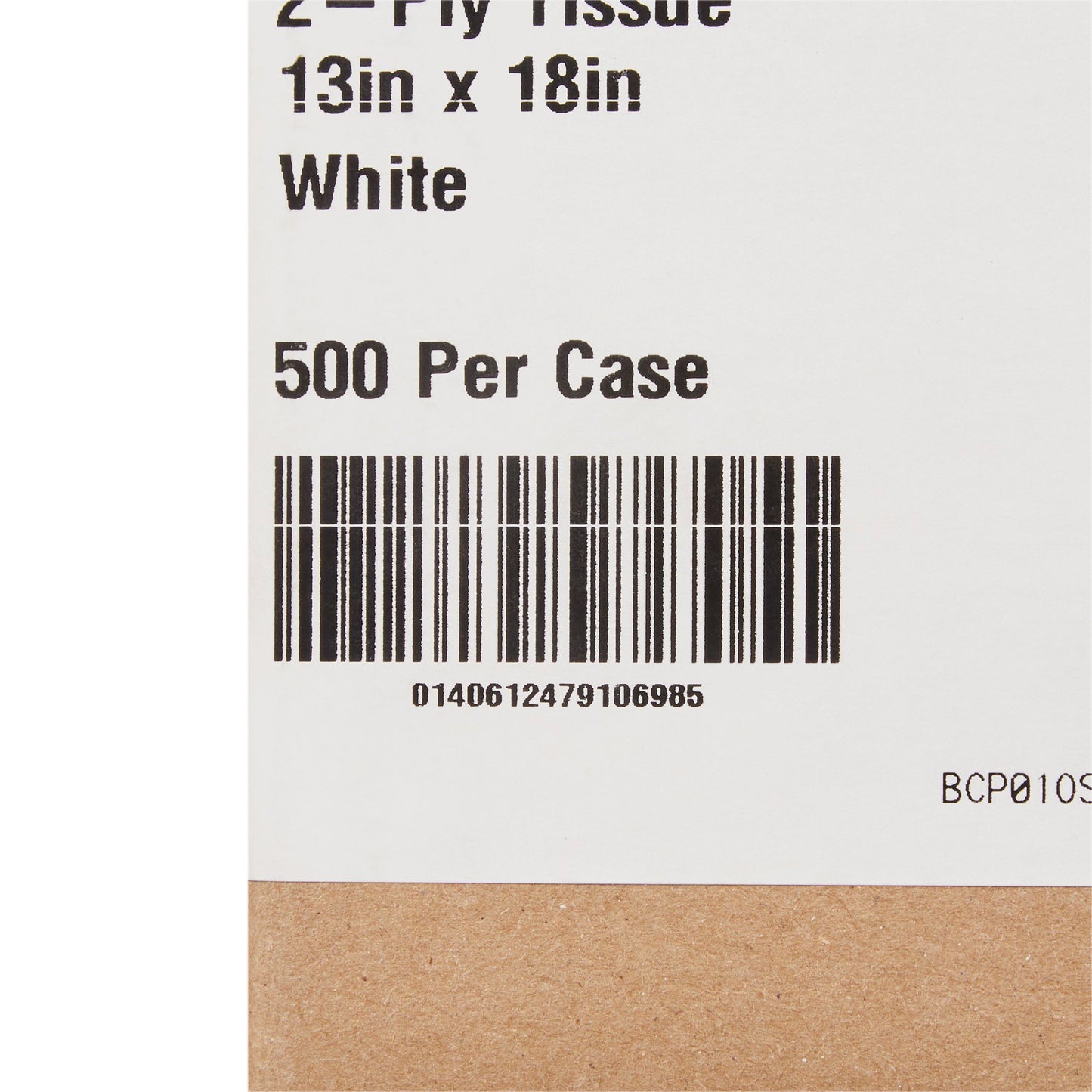 TOWEL, PRO 2PLY WHT 13X18 (500/CS)
