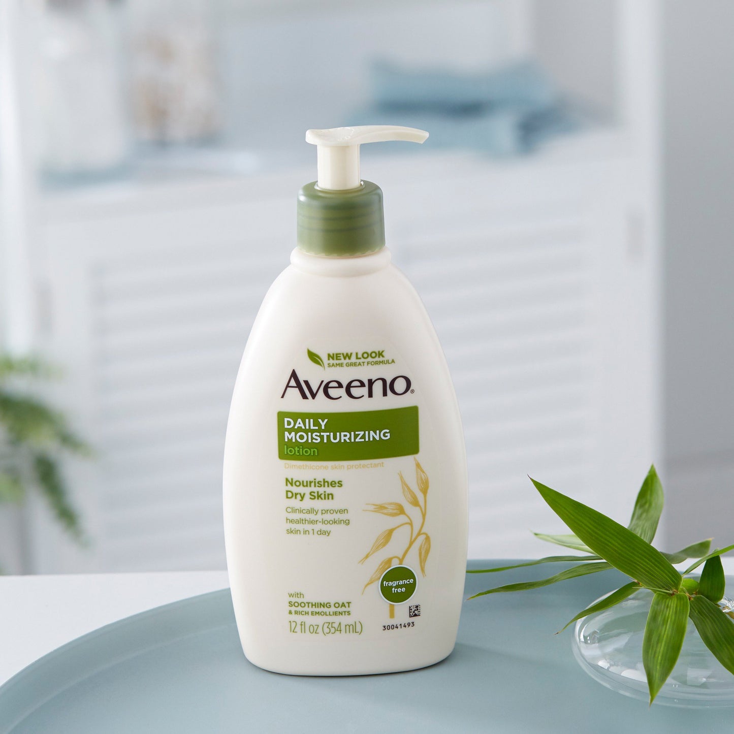 LOTION, AVEENO MOISTURE W/PUMP12OZ (12/CS) J&JOTC
