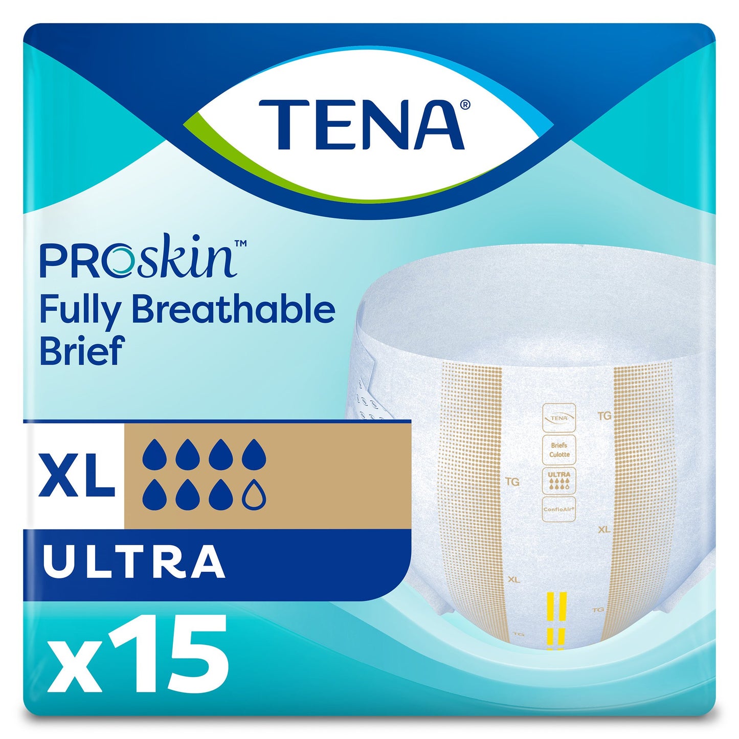 BRIEF, TENA ULTRA ADLT XLG (15/BG 4BG/CS) SCAPER