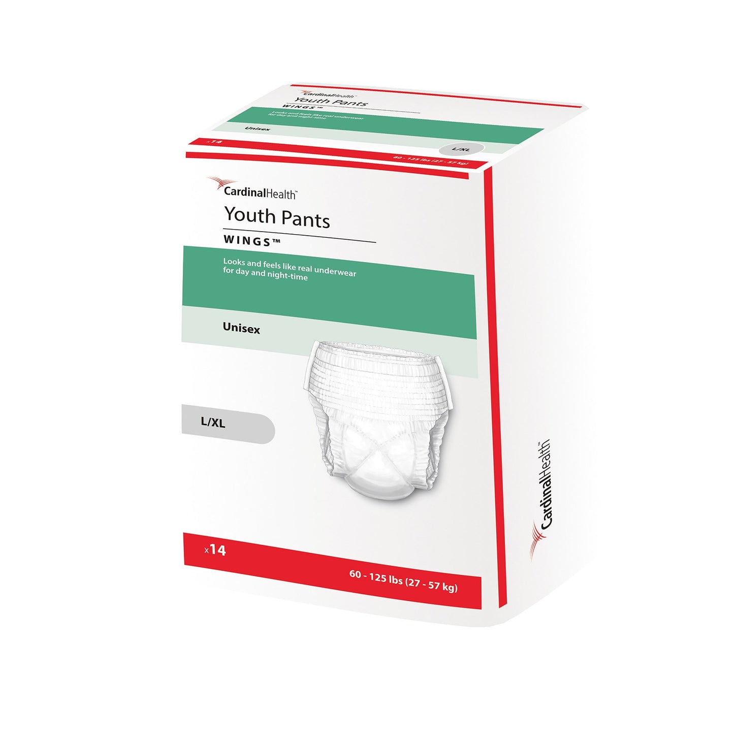 PANTS, CURITY YTH SLEEP LG/XL G 60-125LB(14/BG 4/B KENICO