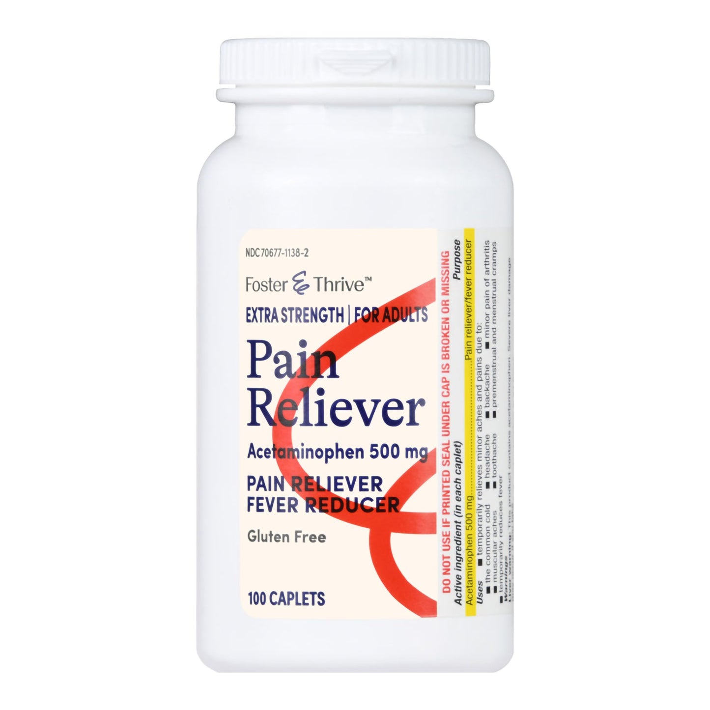 ACETAMINOPHEN, CAPL FT SM XS 500MG (100/BT)