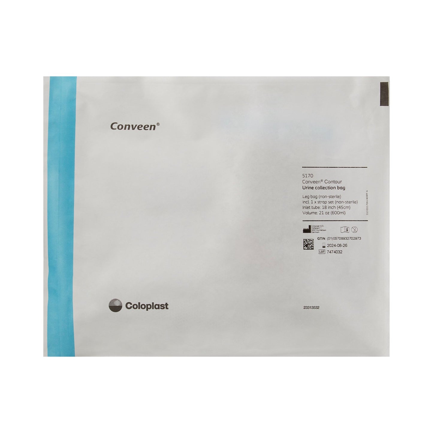 BAG, URINE DRN 21OZ TU 17" (10/BX) MENTOR