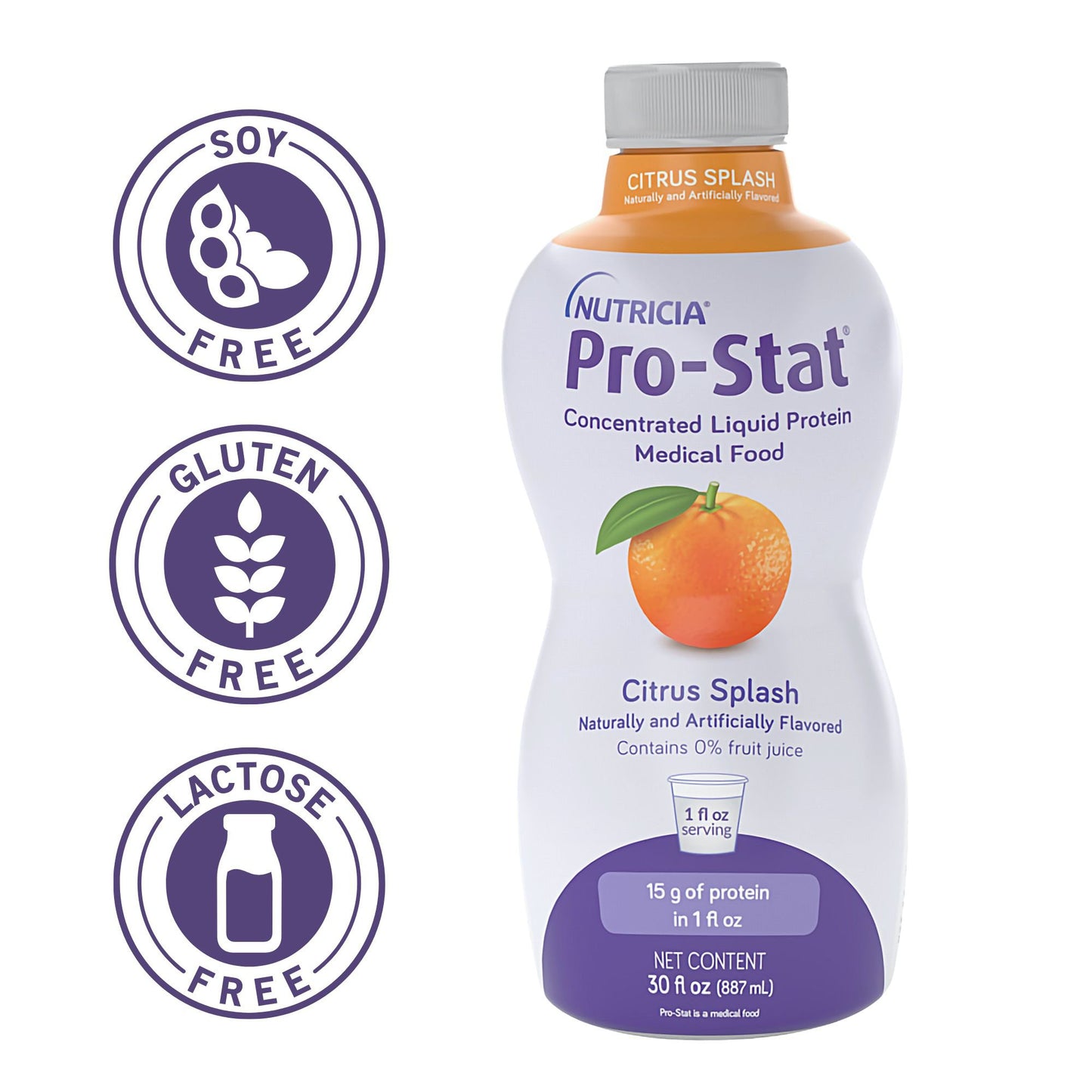 SUPPLEMENT, PROTEIN PRO-STAT SF 30OZ CTRS SPLSH (6/CS)
