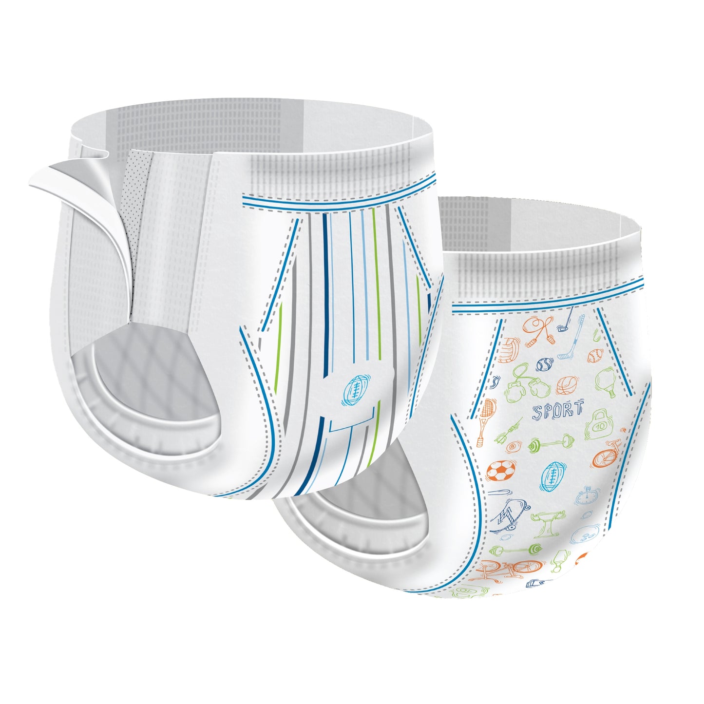 PANTS, TRAINING CUTIE BOY 3T-4T (23/BG 4BG/CS)