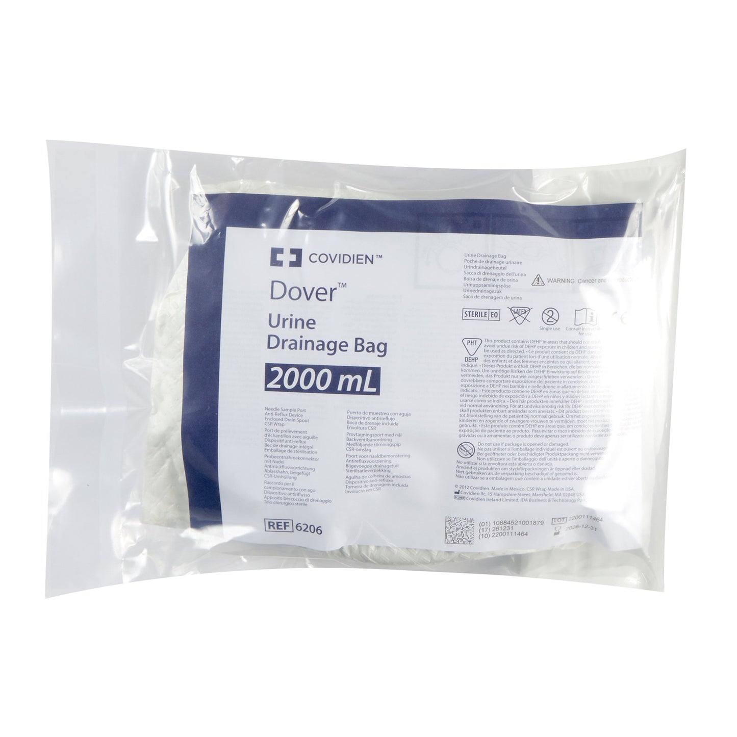 BAG, DRAINAGE W/AR CHAMBER (20/CS) KENDAL