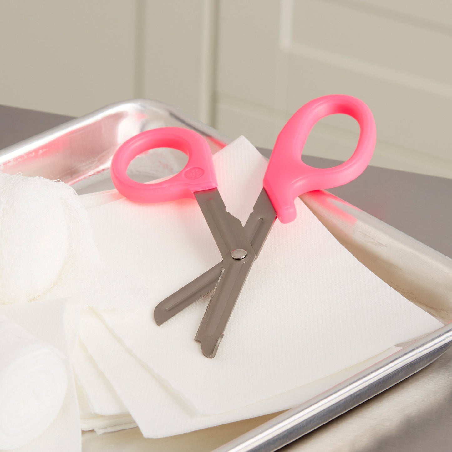 SCISSOR, PNK MEDICUT 7 1/4" (10/CS)