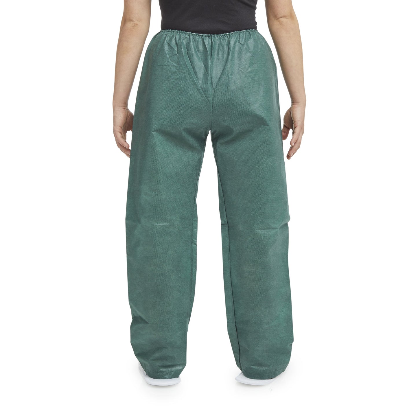 PANTS, SCRUB NONWOVEN LF ELAS WAIST DRK GRN SM (30/CS)