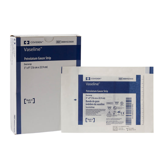 DRESSING, VASELINE FOIL OVRWRAP 3"X9" KENDAL