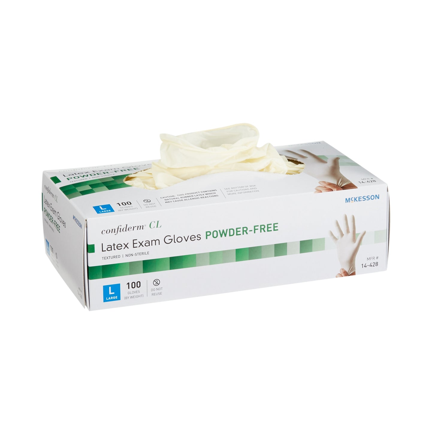 GLOVE, EXAM LTX LG N/S (100/BX10BX/CS)