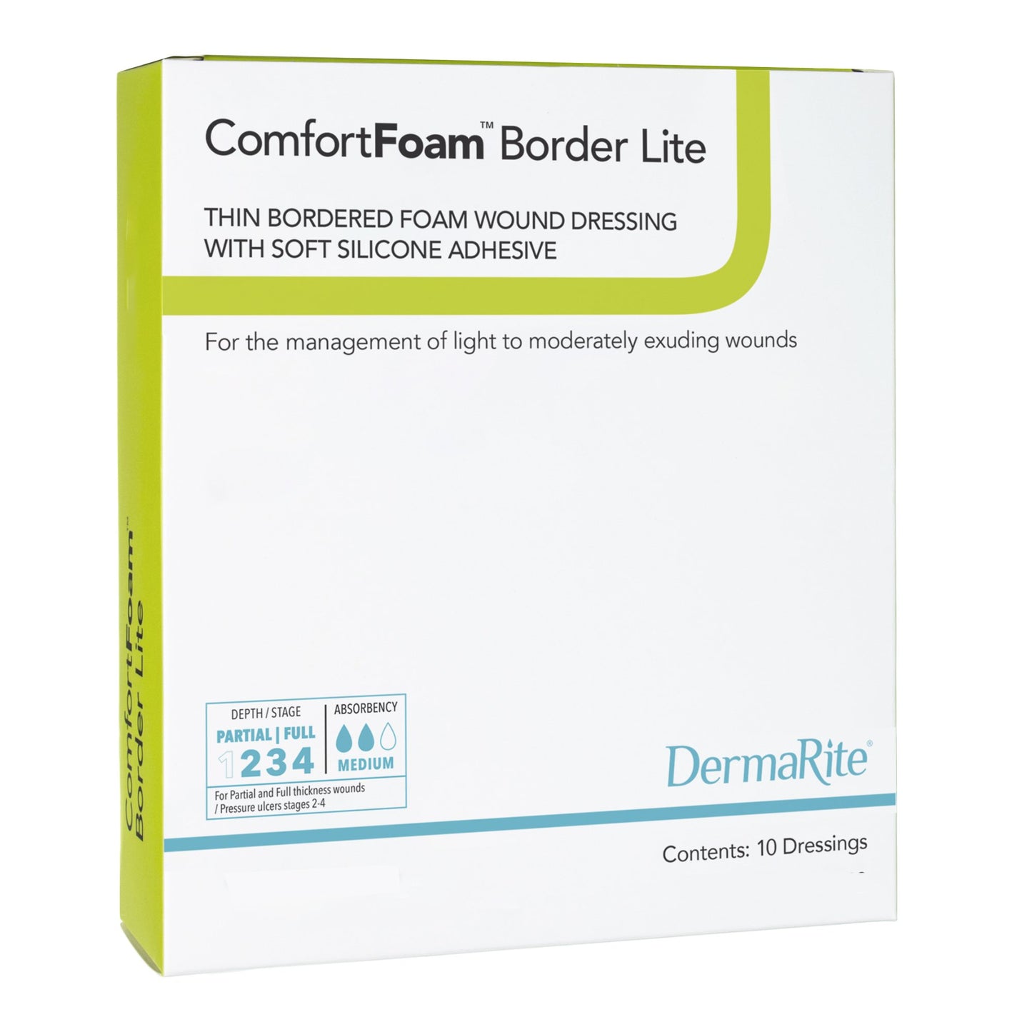 DRESSING, COMFORT FM BRDR LITE2X2 (10EA/BX)