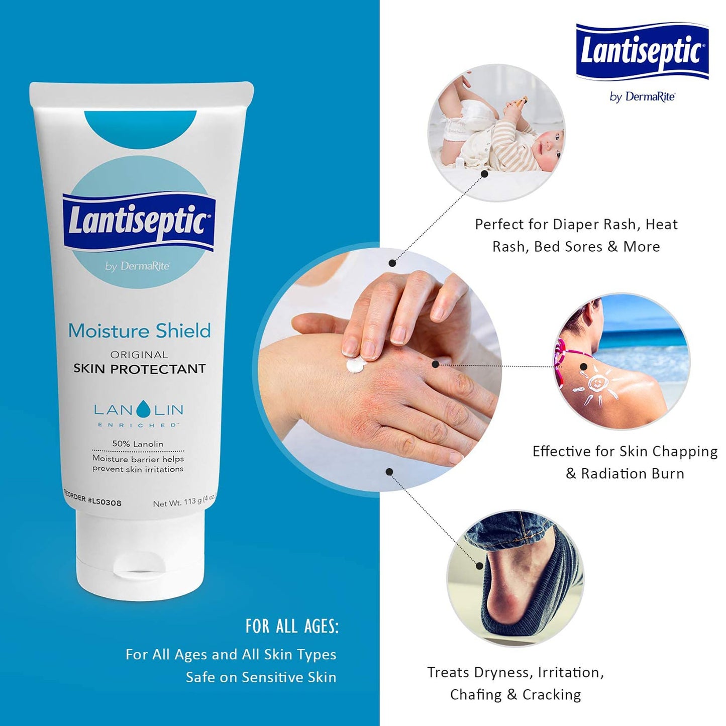 LANTISEPTIC, OINT 0.5OZ (144/CS)