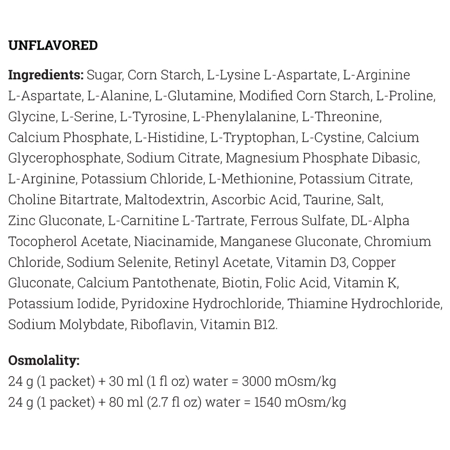 GEL, MSUD UNFLAVORED 10GM PROTEIN EQUIVALENT PER PKT (30/BX