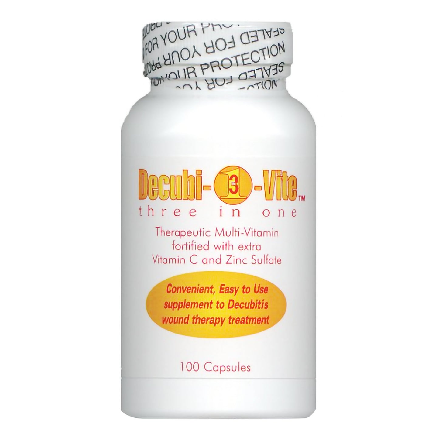 DECUBIVITE VITAMIN, CAP (100/BT 24BT/CS)