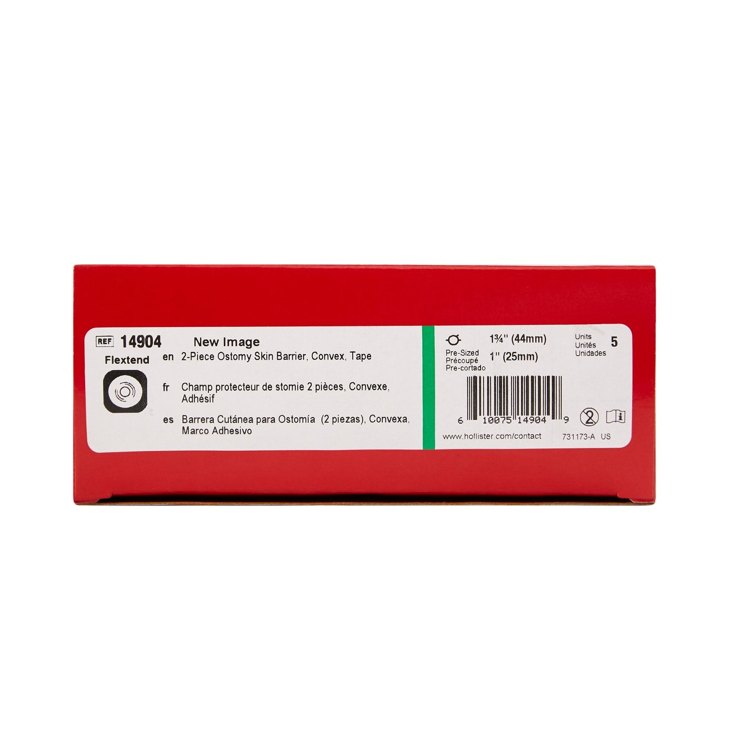 SKIN BARRIER, NEW IMAGE CONVEX1 3/4" (5/BX)