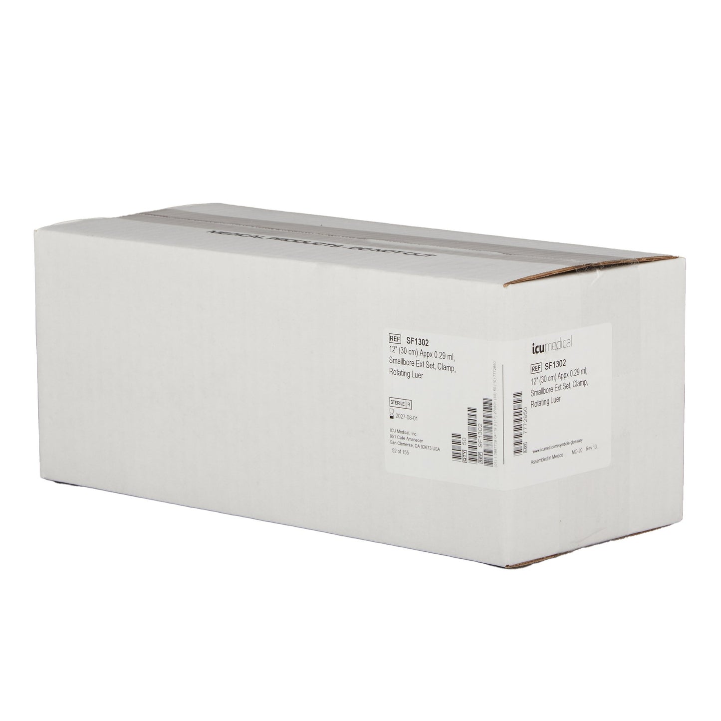 EXTENSION SET, SM BORE RRL 12"(50/CS)