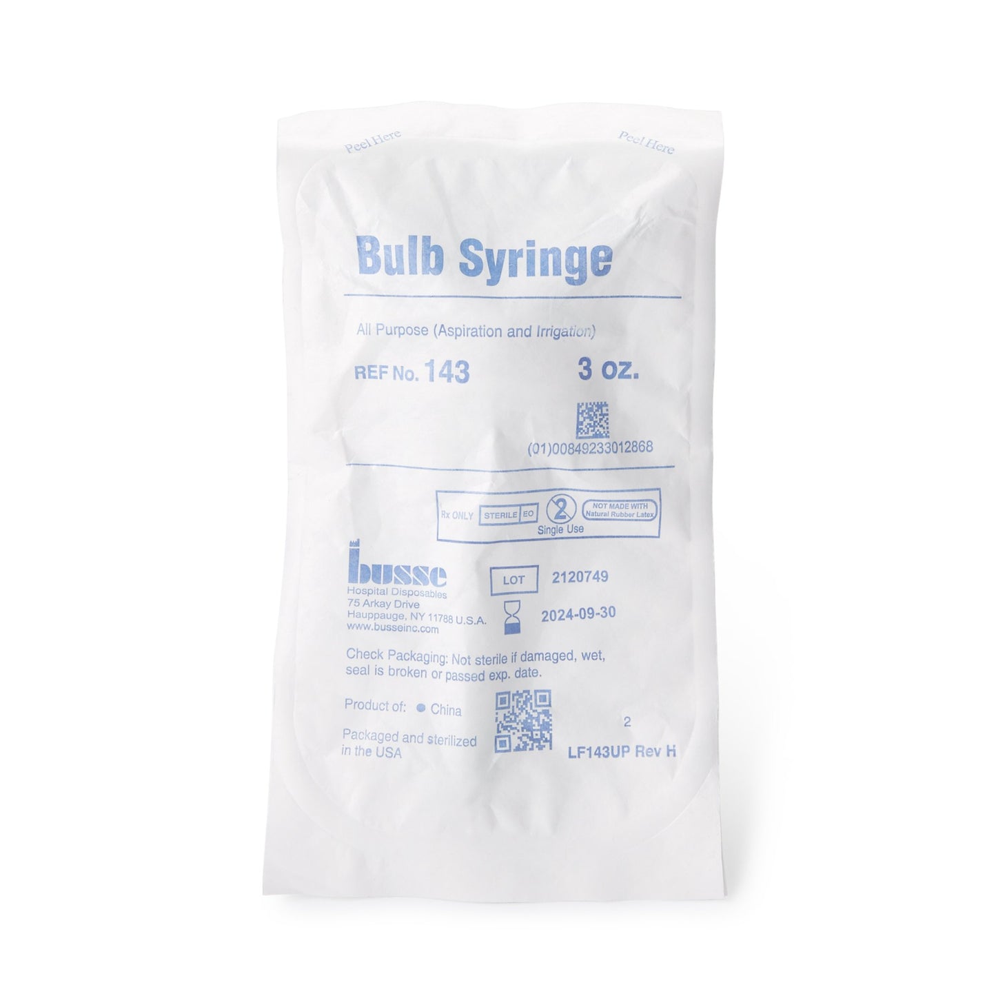 SYRINGE, EAR/ULCER STR 3OZ (50/CS)