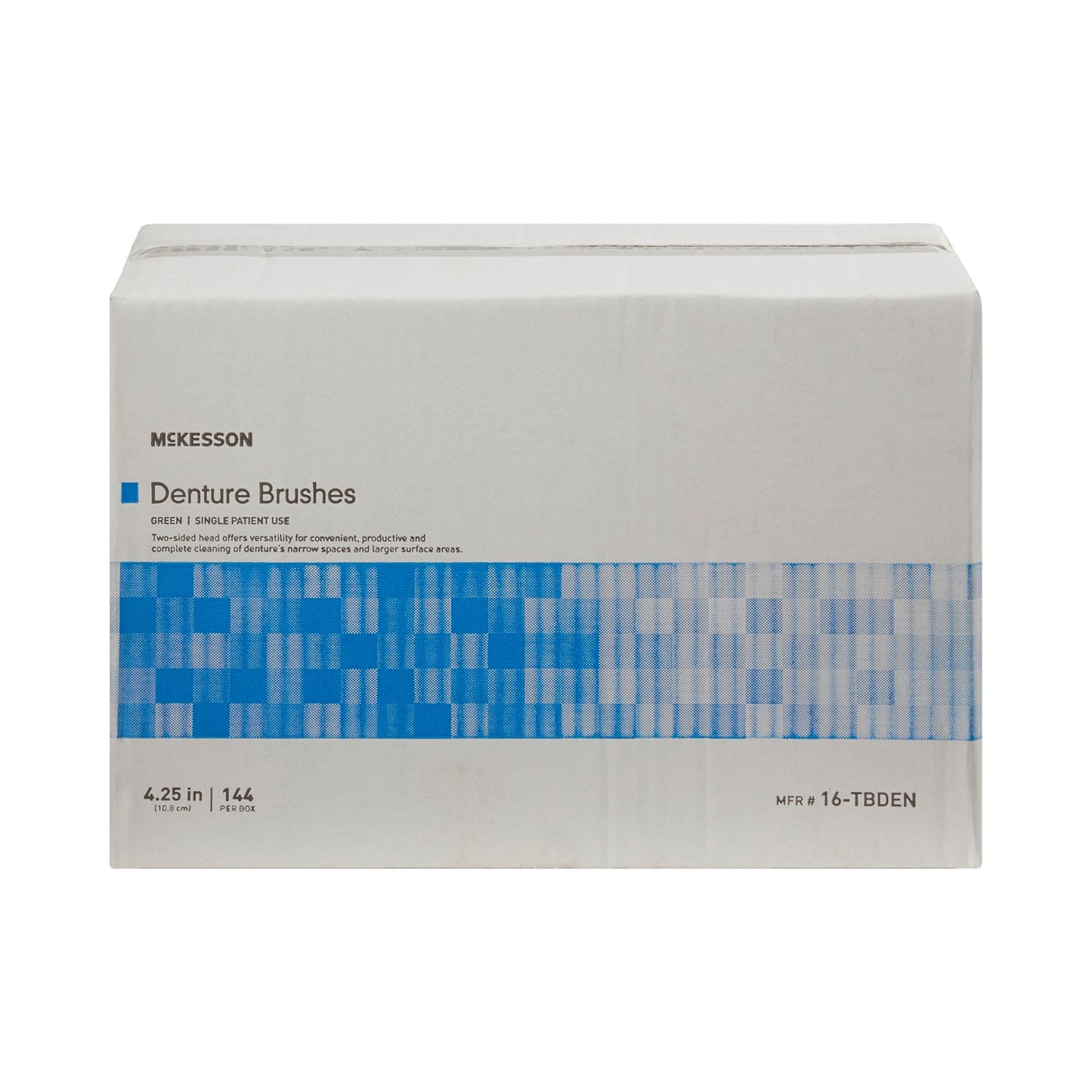 DENTURE BRUSH, LF (144/BX 10BX/CS)