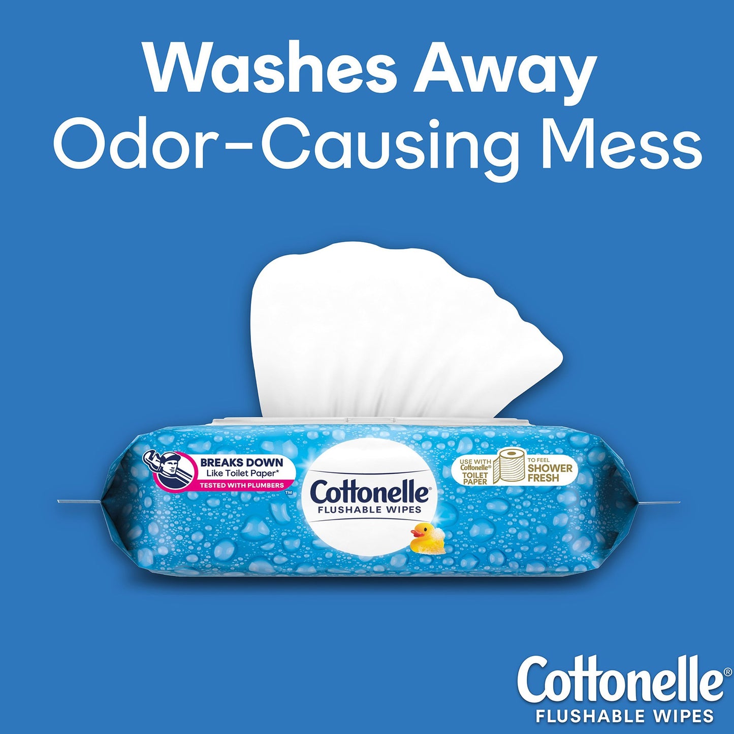 WIPE, WET COTTONELLE FRESH CARE FLUSHABLE (42/PK 12PK/CS)