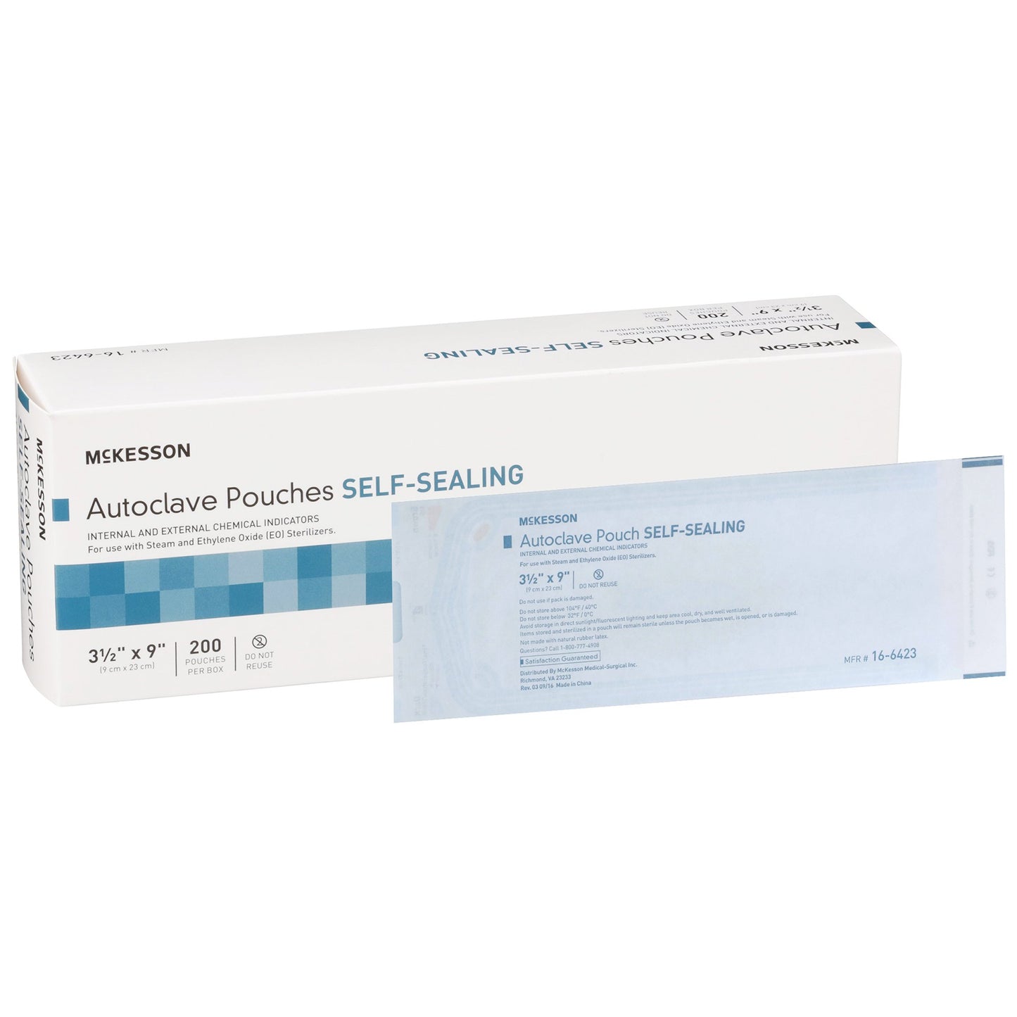 POUCH, SELF SEAL ECON 3.5X9 (200/BX 10BX/CS)