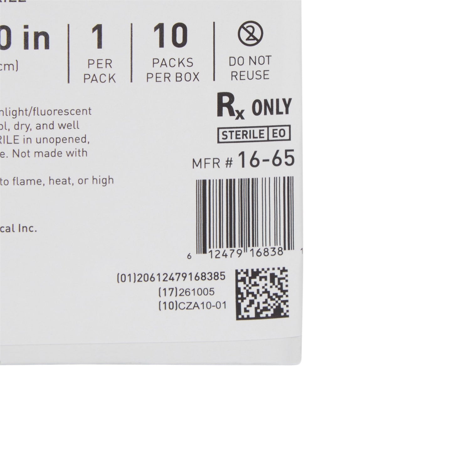 DRAPE, FLOUROSCOPE BAND BAG STR 36"X30" (10/BX)