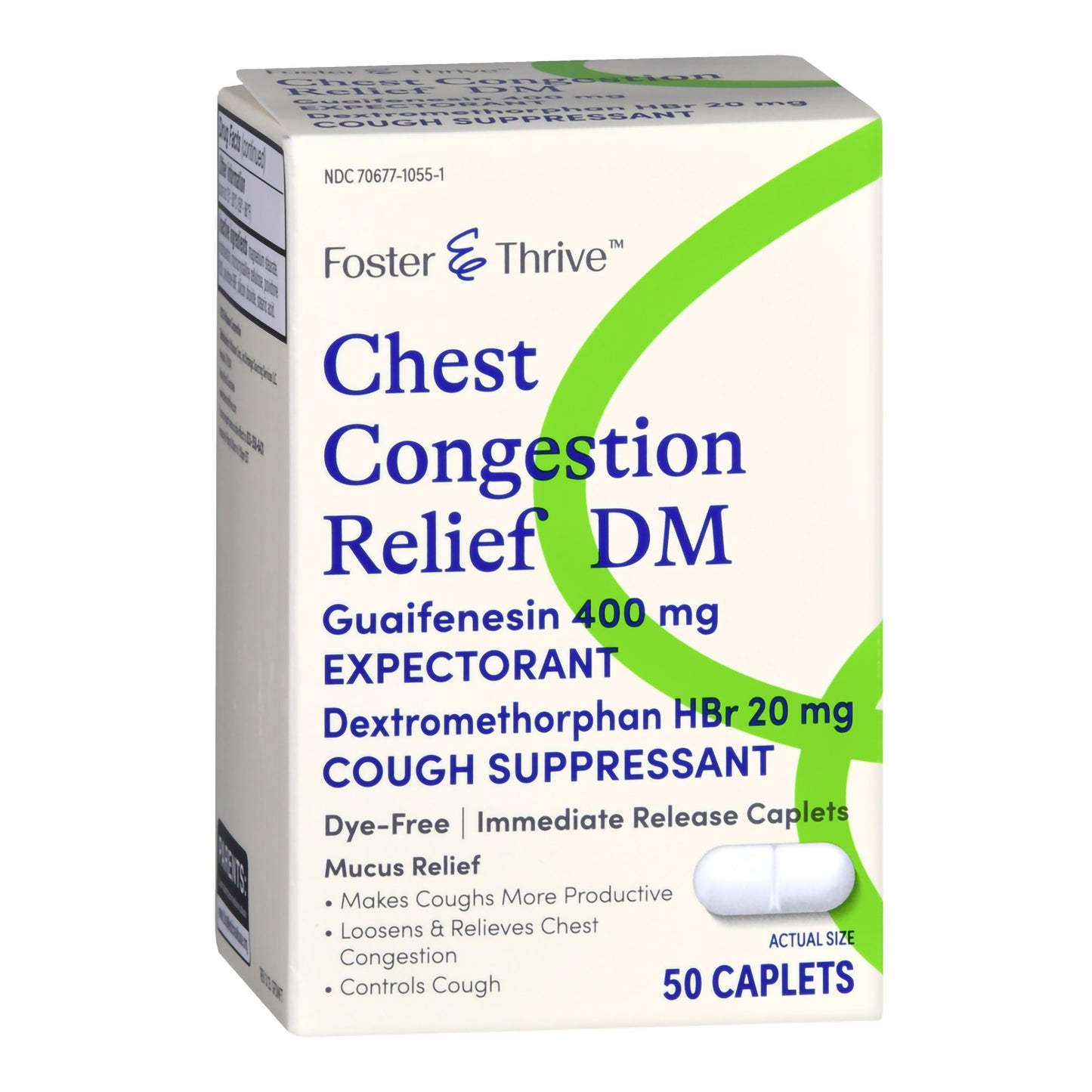 CHEST CONGESTION RELIEF DM, TAB FT 400-20MG (50/BX)