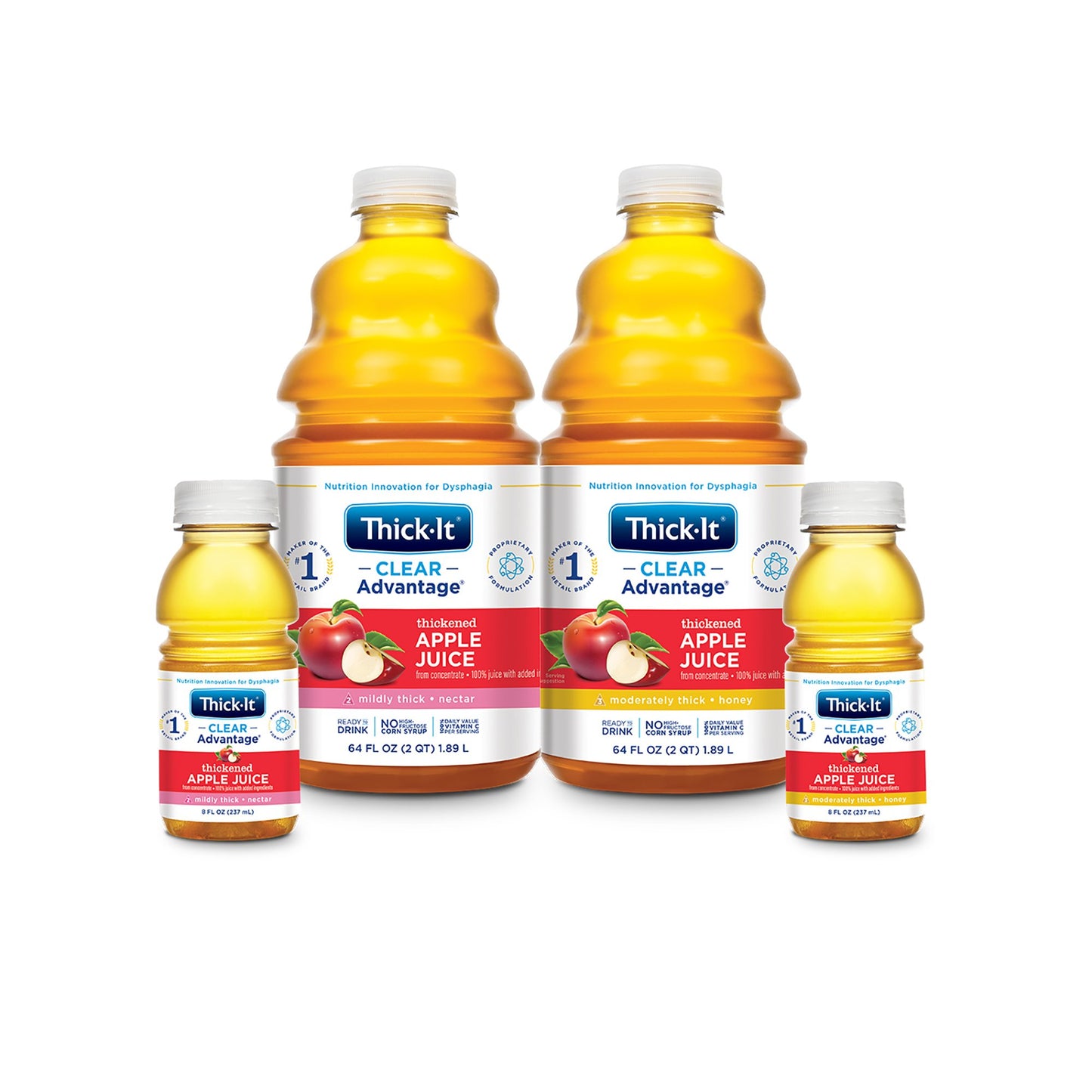 AQUACARE, FOOD THCK H20 APPLE JUICE/NECTAR 64OZ (4