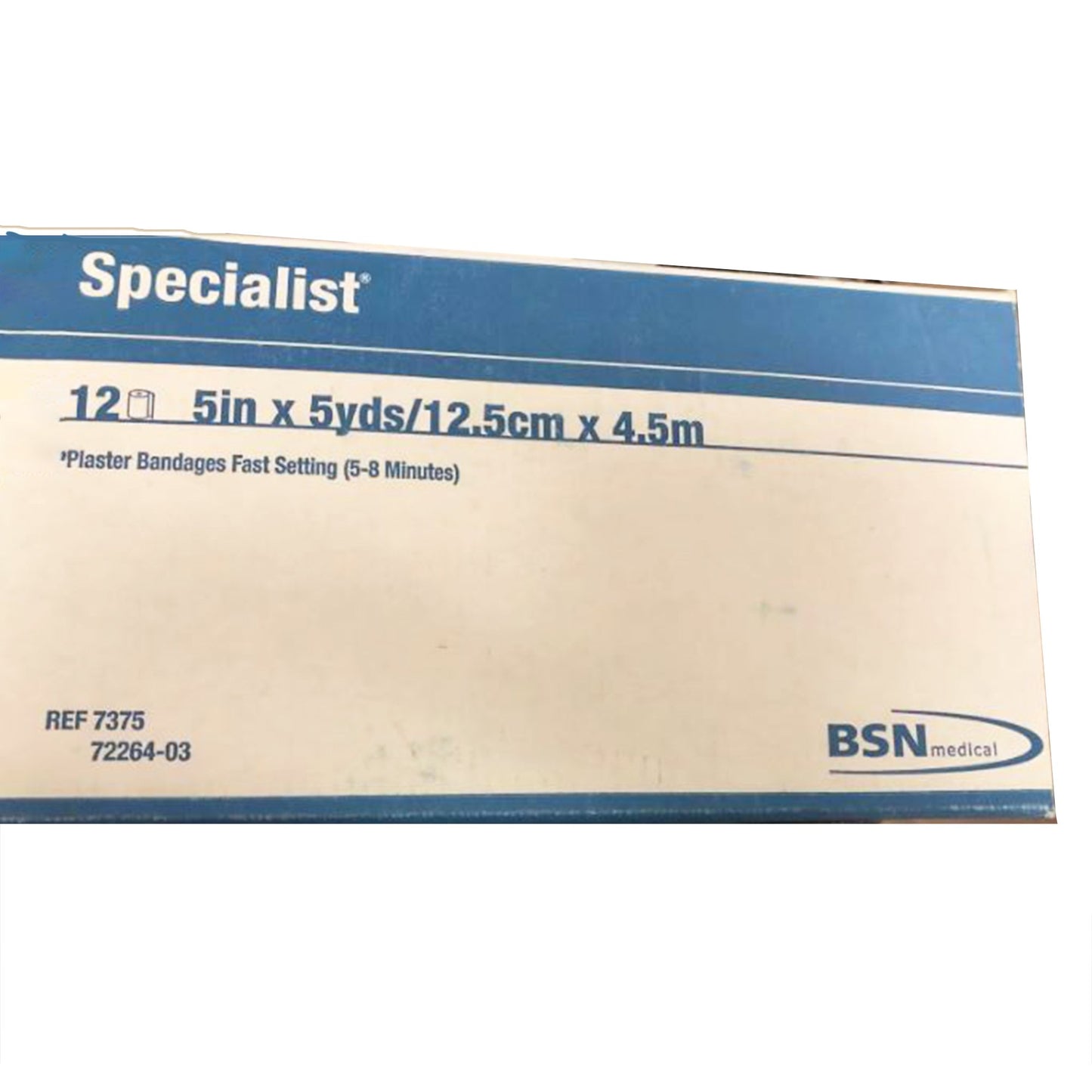 PLASTER, ROLL SPECIALIST FAST 5"X5YDS BLU