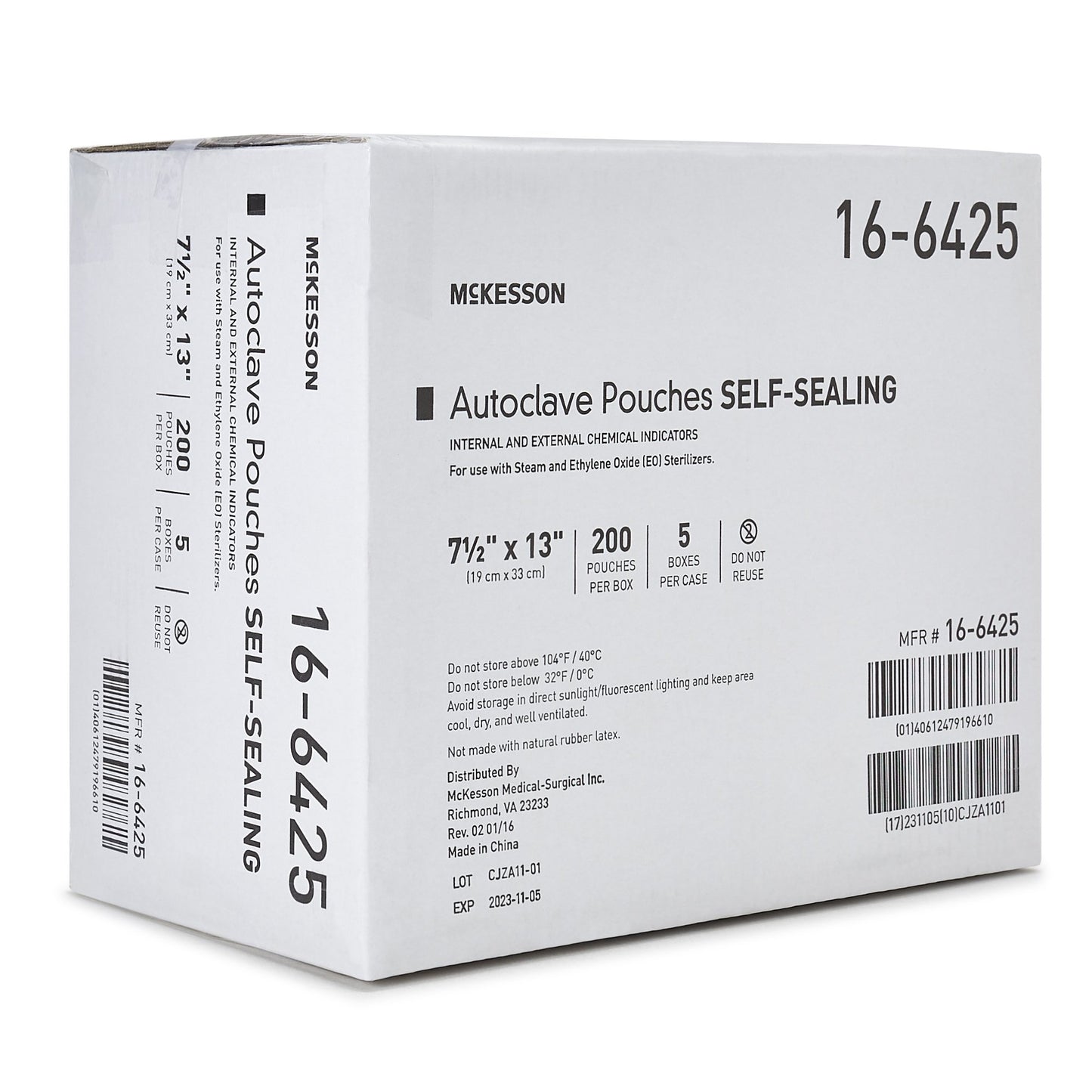 POUCH, SELF SEAL ECON 7.5X13 (200/BX 5BX/CS)