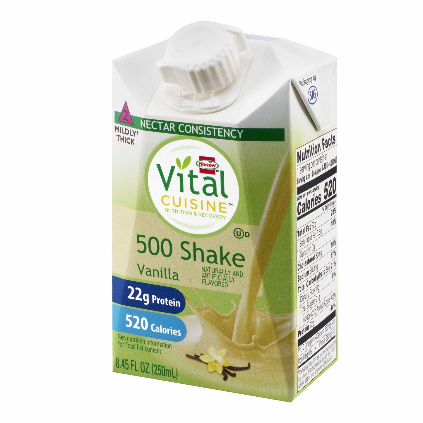 SUPPLEMENT, MIGHTY SHAKE II VANILLA 8.45OZ (27/CS)