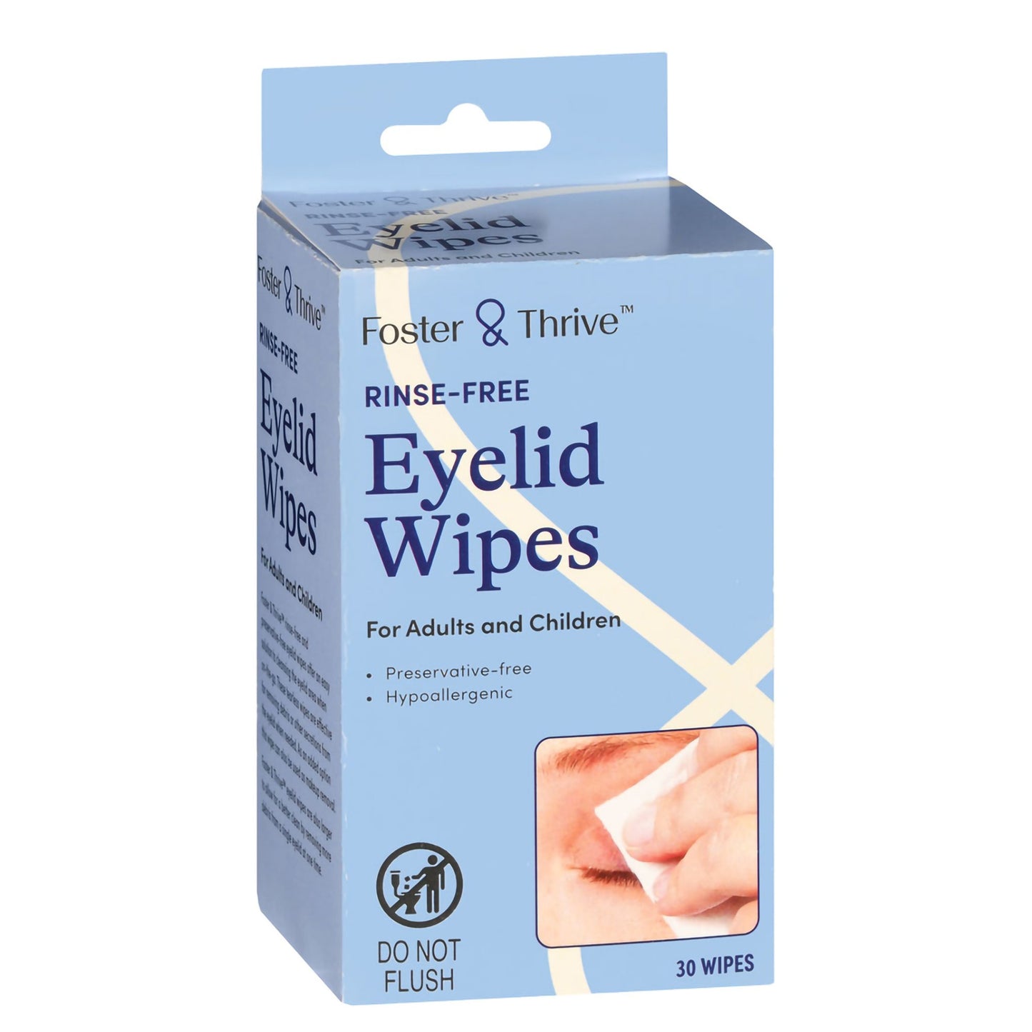 EYELID, WIPE WET FT SM (30/BX)