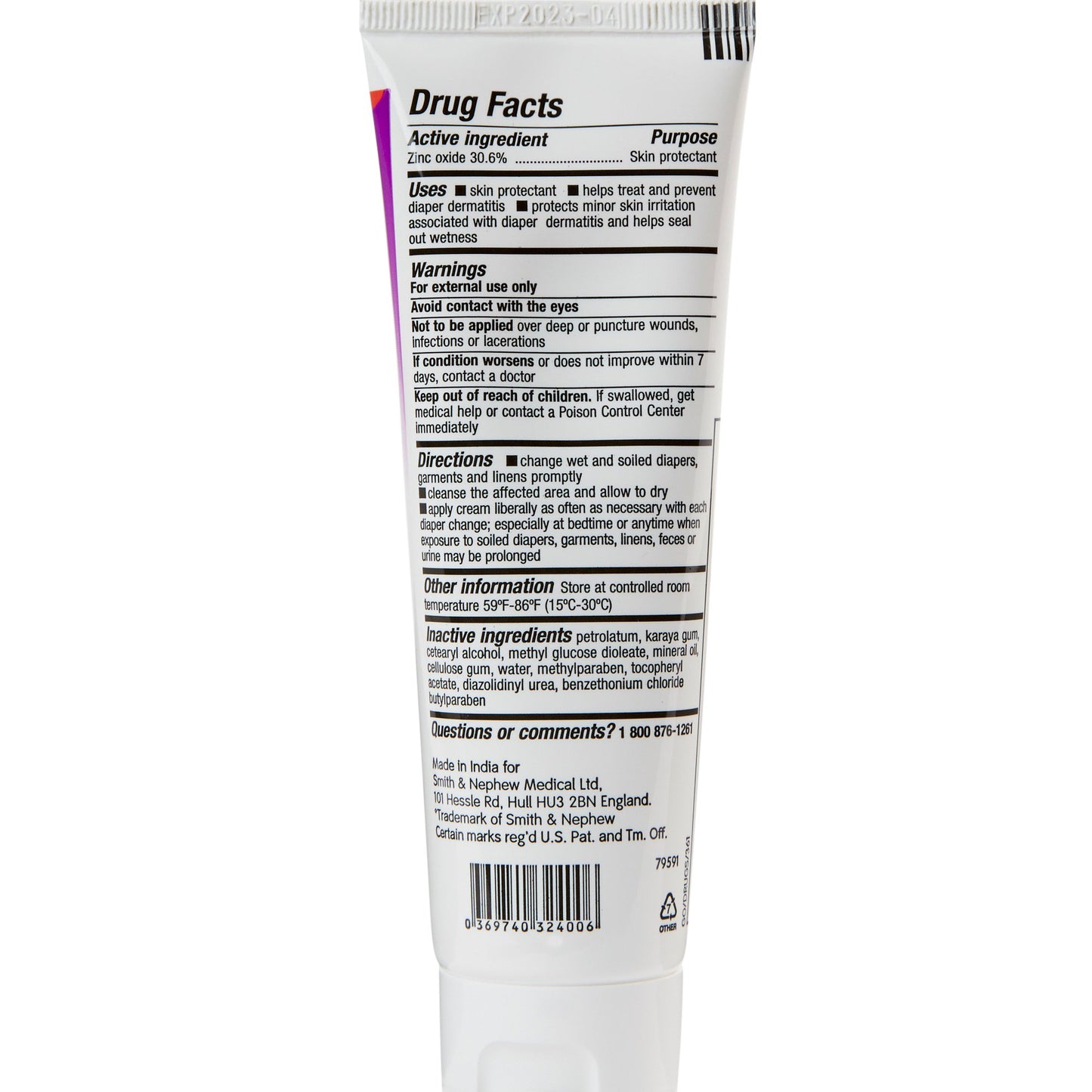 CREAM, BARRIER PROTECT 3.25OZ TU 450400