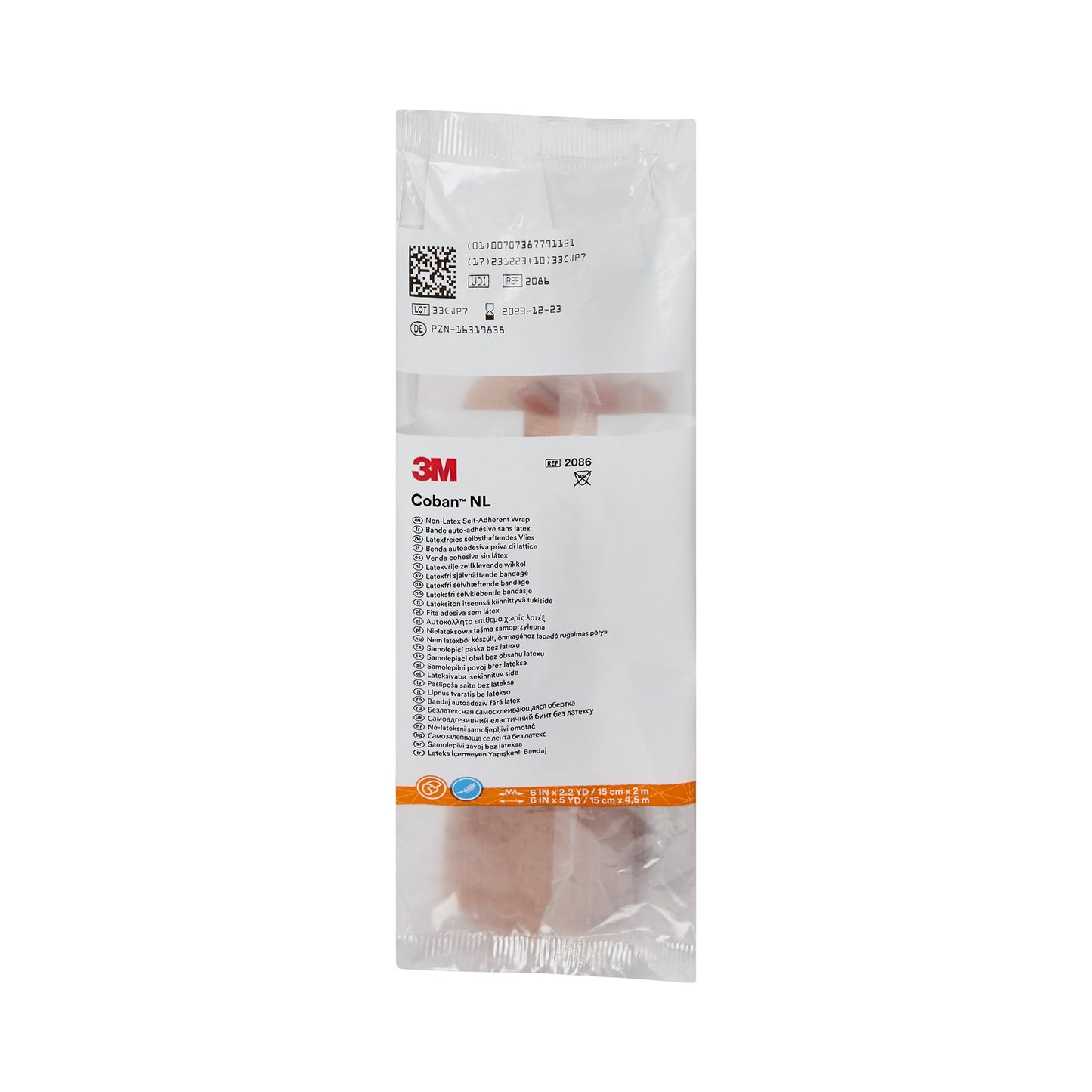 BANDAGE, COBAN LF 6"X5YDS (12RL/CS) 3M