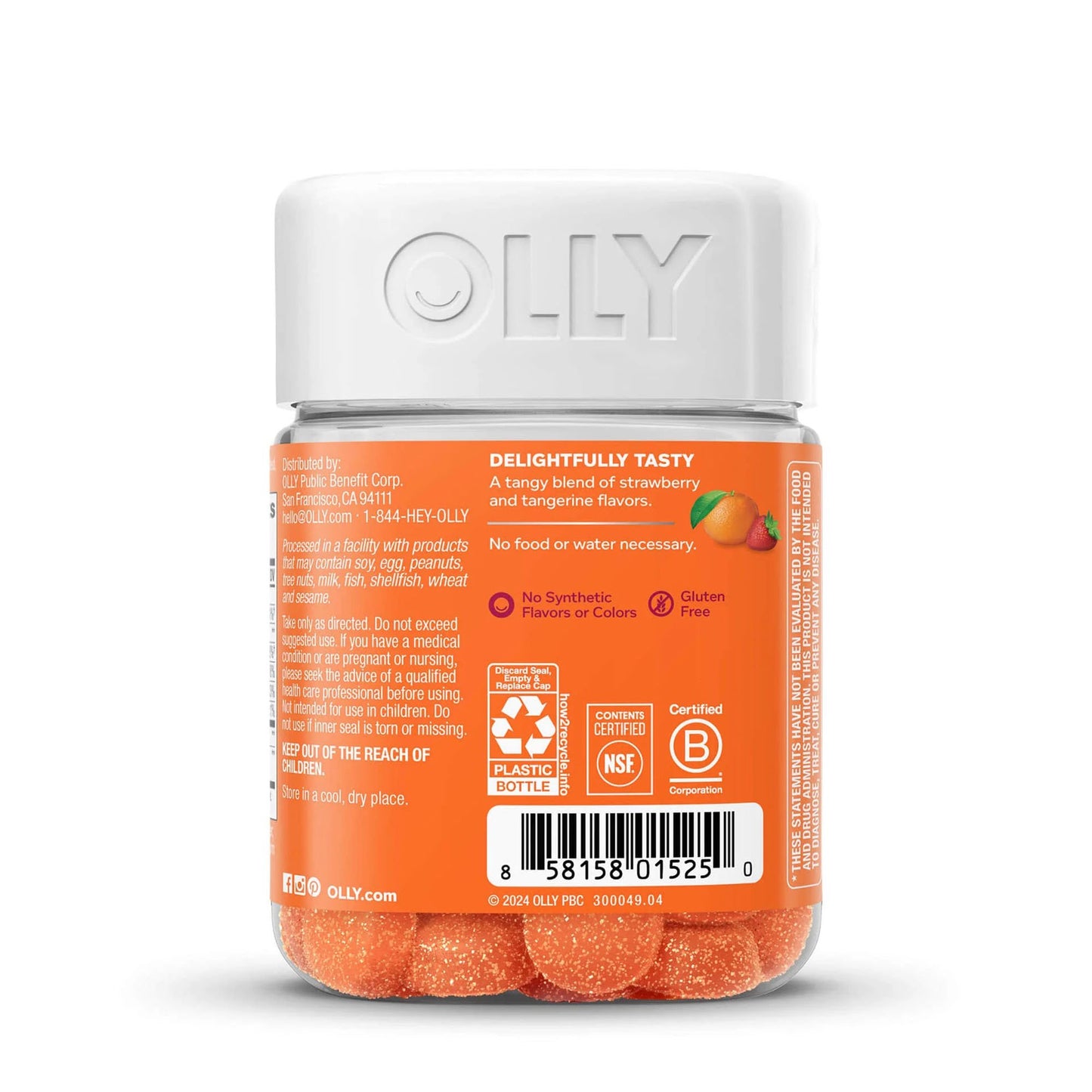OLLY, GUMMY LASER FOCUS BERRY TANG (36/BT)