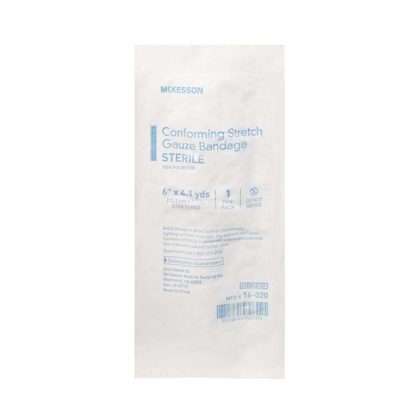 BANDAGE, CNFRM STR 6"X4.1YDS (1/PK 6PK/BG 8BG/CS)