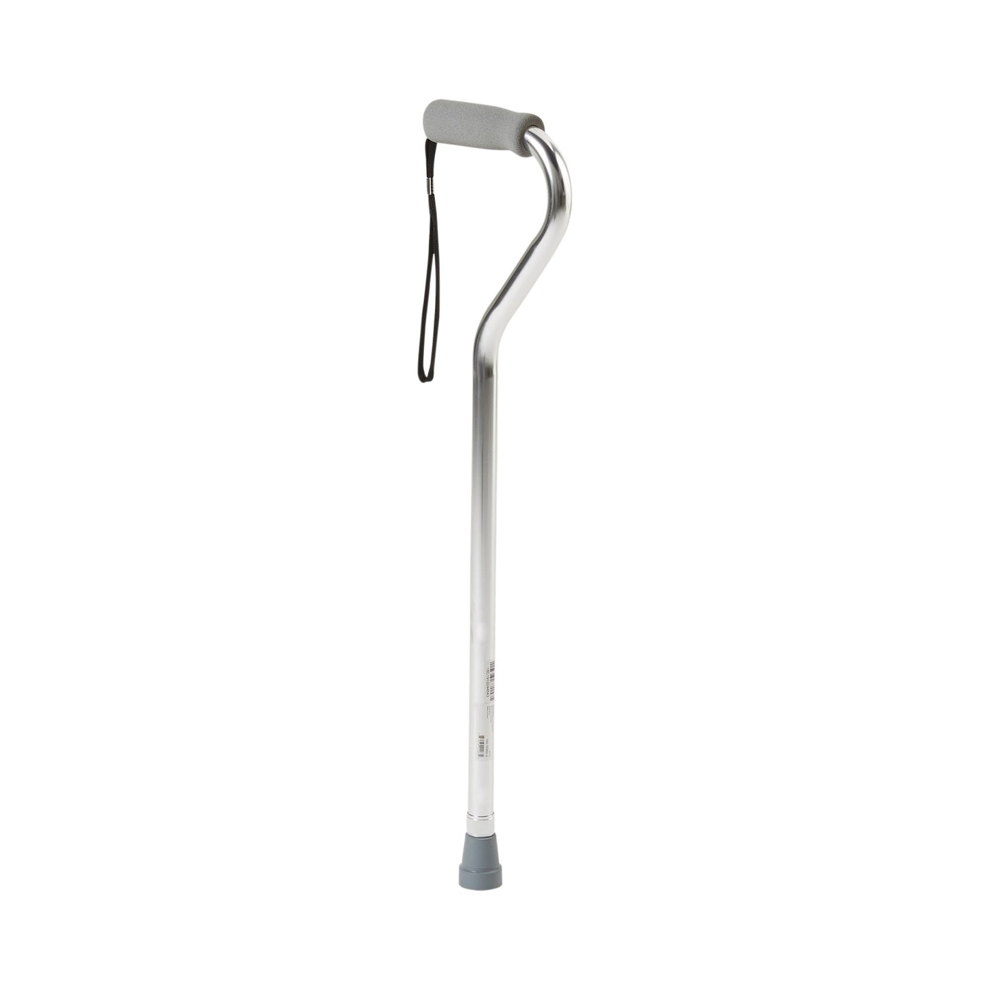 CANE, OFFSET ALUM SILVER (6/CS)