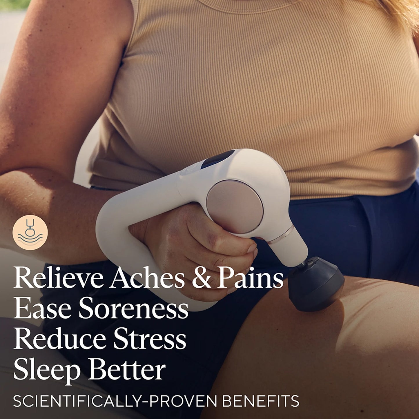 MASSAGER, THERAGUN SENSE WHT