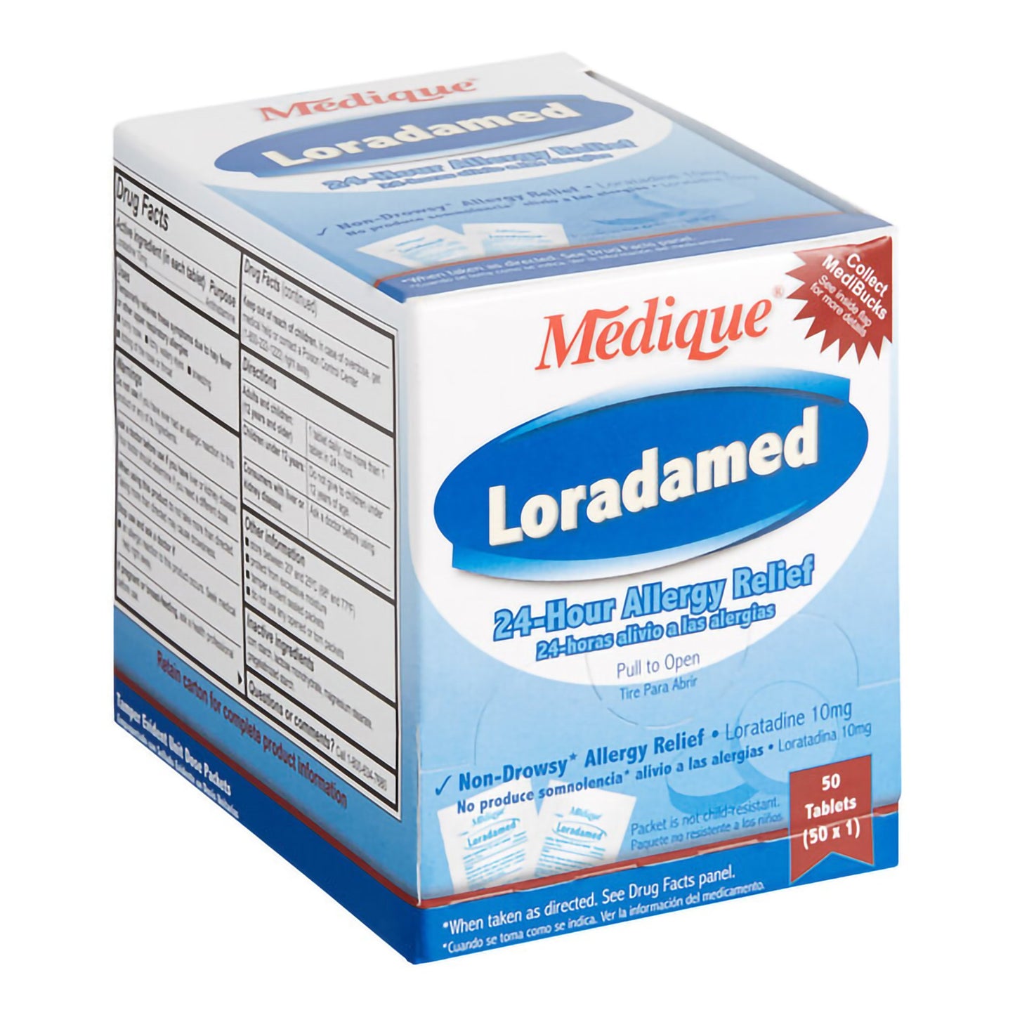 LORADAMED, TAB 10MG (1/PK 50PK/BX)