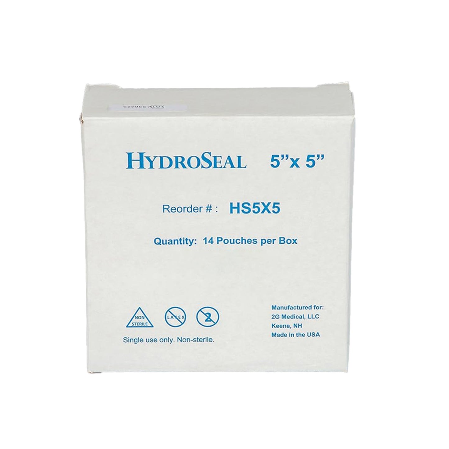 BARRIER, IV PICC HYDROSEAL 5"X5" (7/PK 14PK/BX 10BX/CS)