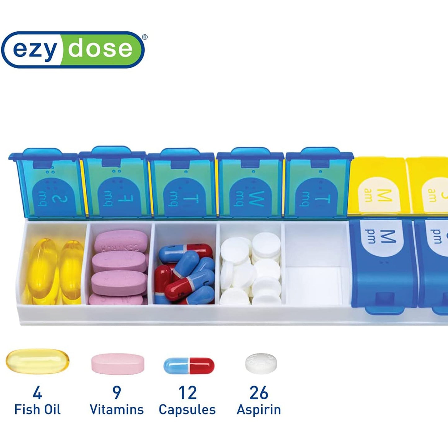 ORGANIZER, PILL EZY DOSE WEEK AM/PM XL