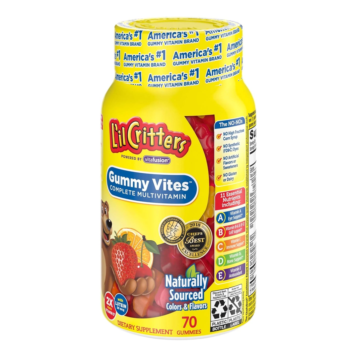 L'IL CRITTER, GUMMY VITES (70/BT)