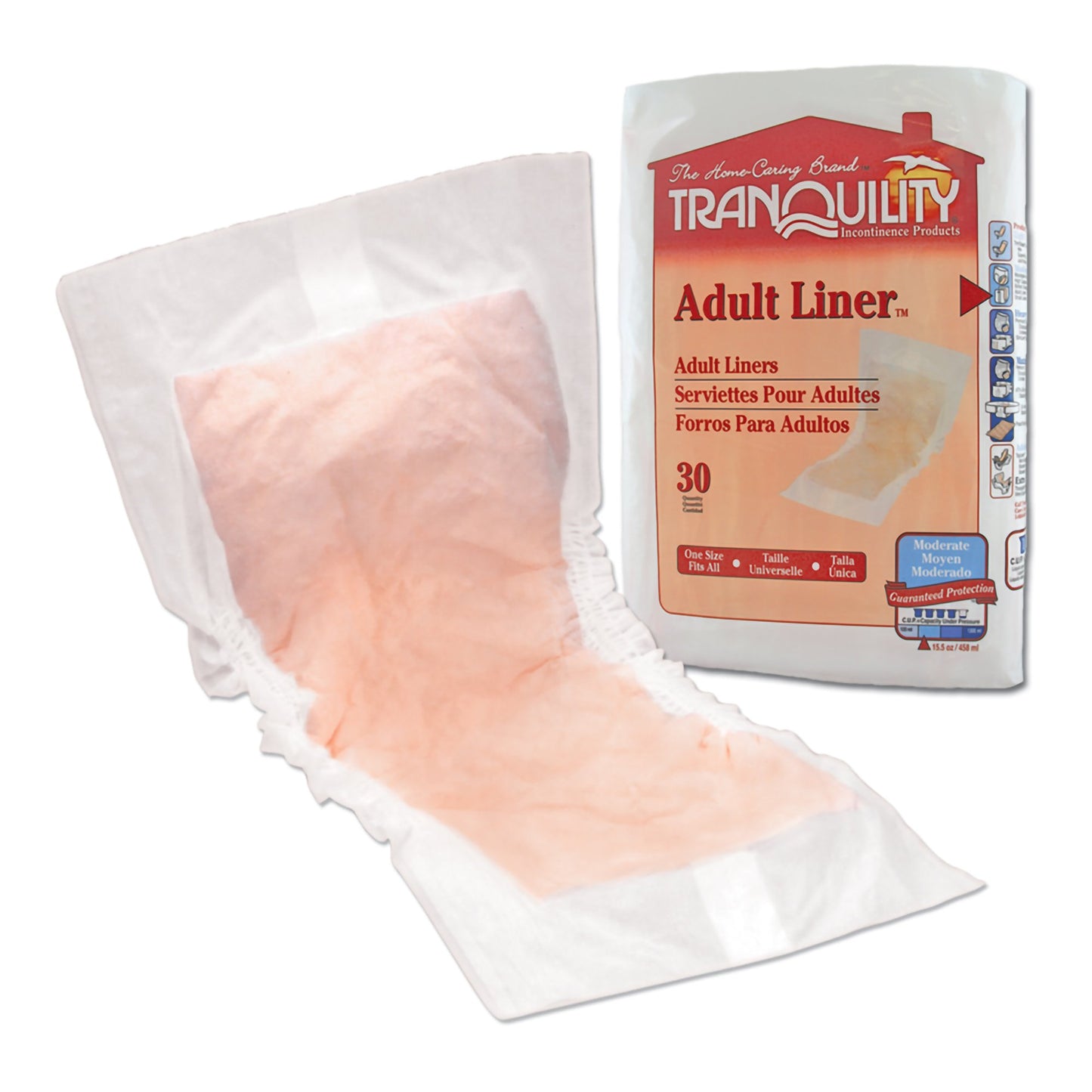 LINER, INCONT TRANQUILITY ADULT (30/BG 4BG/CS)