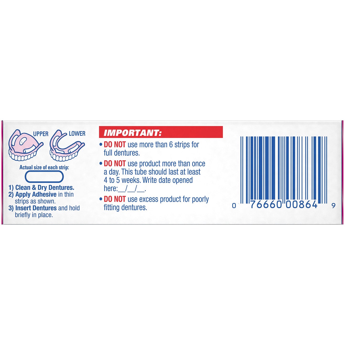 ADHESIVE, DENTURE FIXODENT ORICLEAN 1.4OZ (24/CS)