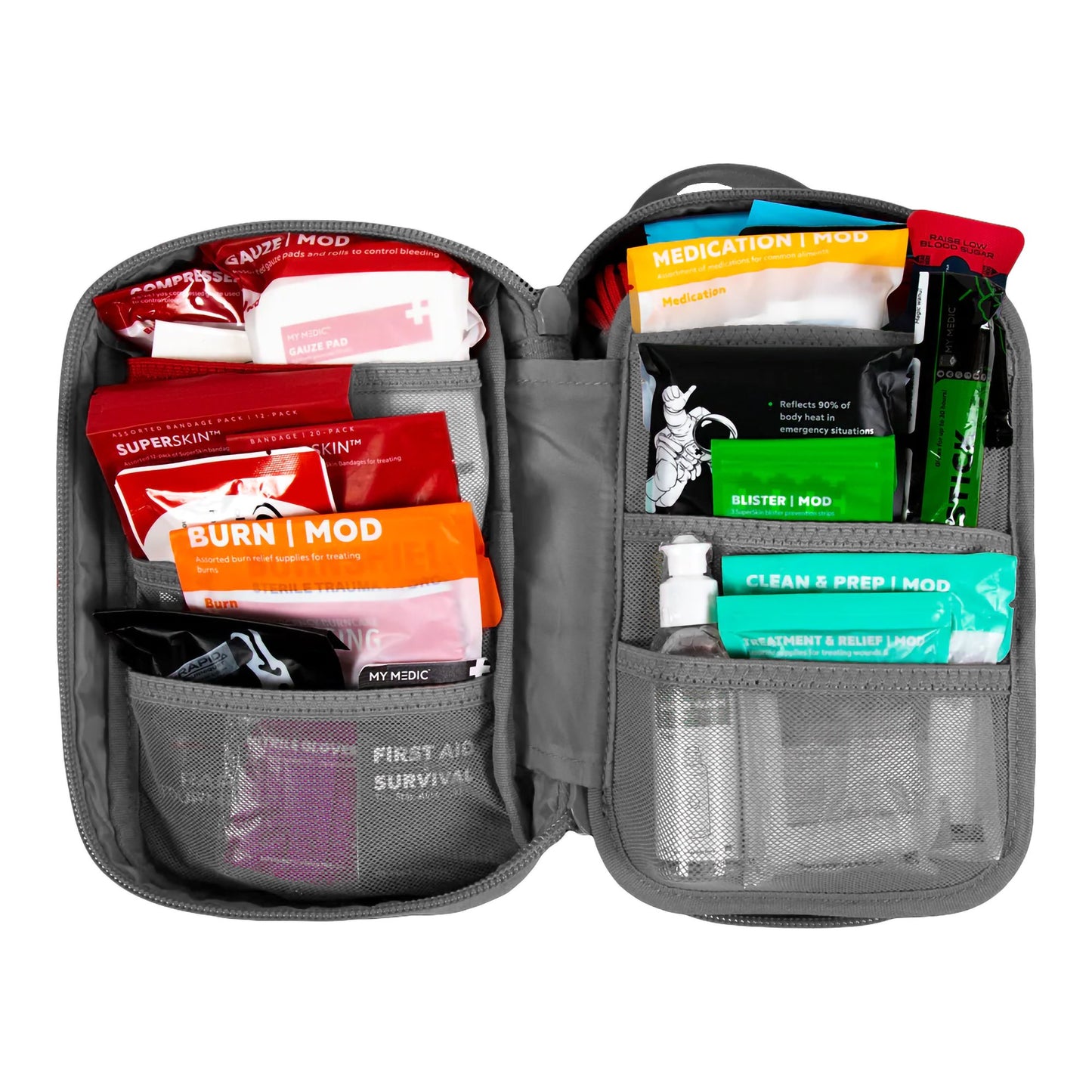 FIRST AID KIT, EMERGENCY MEDICAL MYFAK PRO GRY