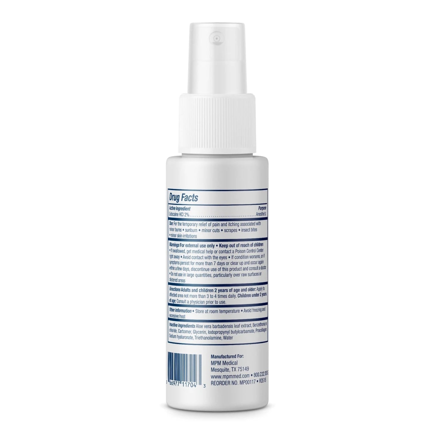 SPRAY, HYDROGEL-LIDO 2% 4OZ (12/CS)