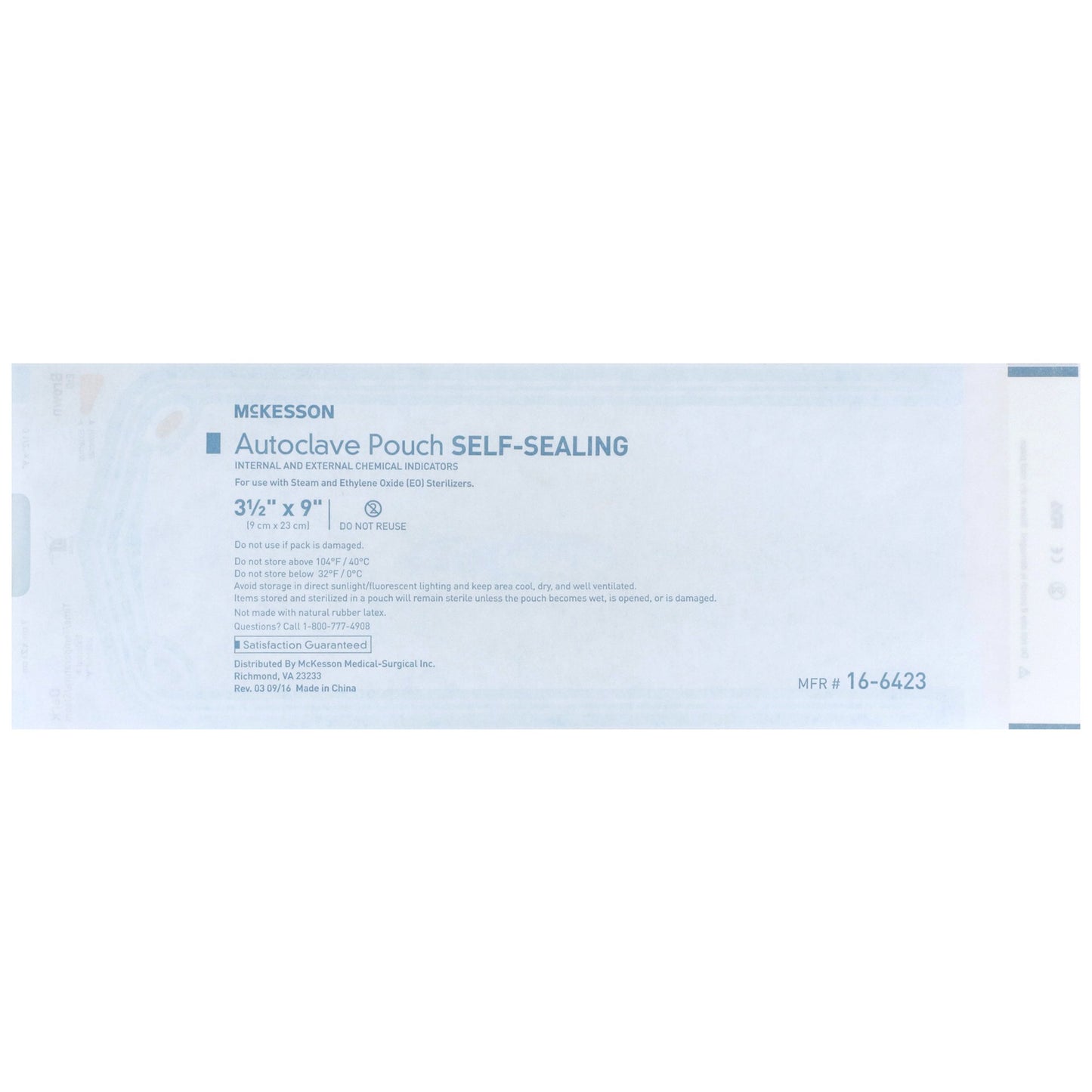 POUCH, SELF SEAL ECON 3.5X9 (200/BX 10BX/CS)