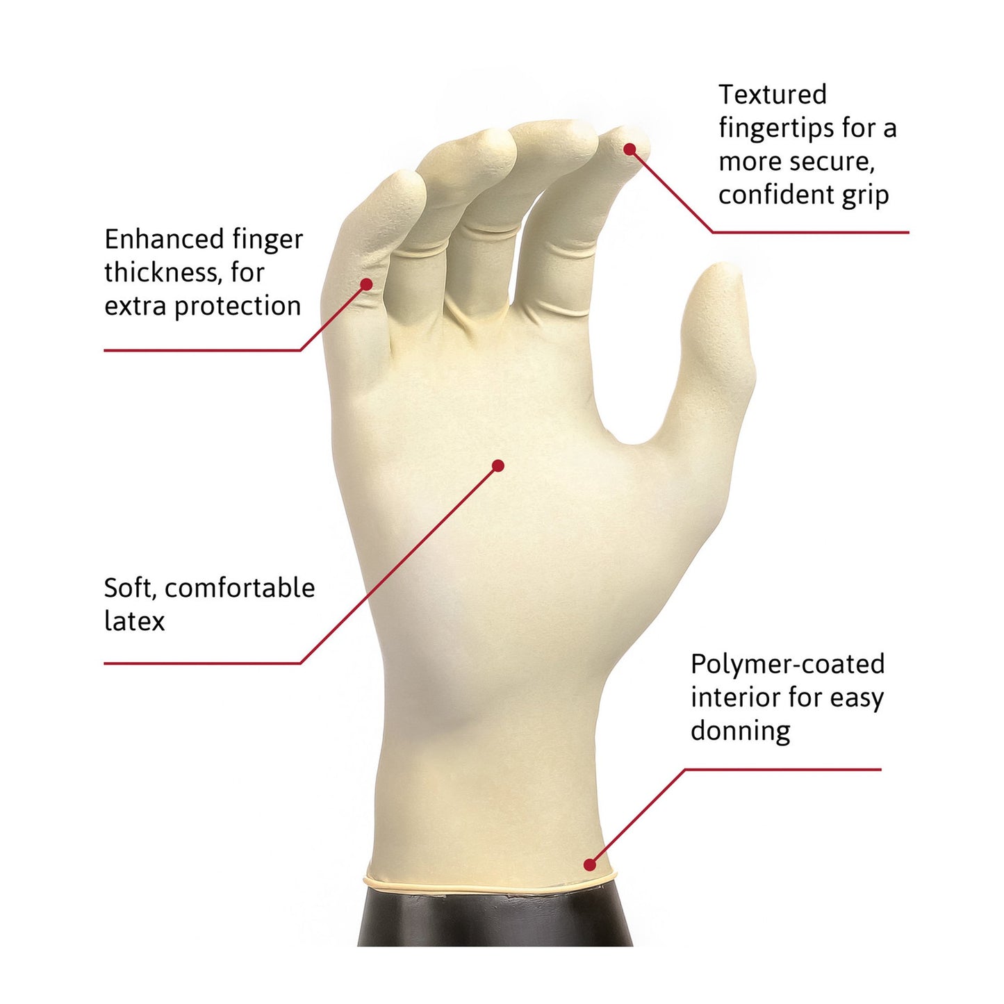 GLOVE, EXAM LTX XL N/S (100/BX10BX/CS)